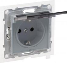 SUNO IP 44 2P+E SOCKET SCHUKO STANDARD AUTO TERMINALS SHUTTERED ALUMINIUM 721323 | 3414972045520