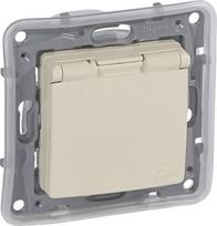 2P+E SCH SHUTTERS IP44 IVORY 664847 | 3245066648477