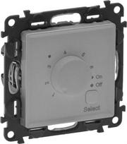 Cover plate Valena Life - floor heating thermostat - with mechanism - aluminium 752334 | 3414970541086