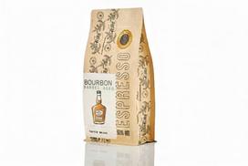 "Bourbon Barrel Aged" Brandintos kavos pupelės 1 kg