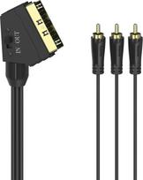 Hama 00205156 RCA / SCART AV Cable [3x RCA plug (phono)