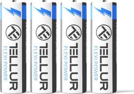 Tellur Flexi Power battery, Super Alkaline, AA LR6, 1.5V, 4 pcs/set