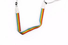 Polaroid - Camera Strap Flat For Polaroid Cameras - Rainbow White