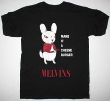 Vintažiniai Melvins Bunny Men marškinėliai Viršūnės marškinėliai Vyriški Moteriški Juodi Unisex Medvilniniai Visų dydžių S-4XL 2XL