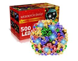 Kalėdinės lemputės 500 led Kalėdinė girlianda Led 500, 34 metrai Įvairių spalvų