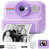 Vaikiškas momentinis fotoaparatas, violetinis