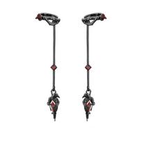 Gothic Ravens Inspired No Piercing Ear Cuff For Men And Women Earhook Pendant With Rose Details Alloy Dark Jewelry sidabras