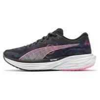 Puma  Deviate Nitro 2 Marathon Series Women Sneakers Black Yellow-Blaze Strawberry-Burst 378684-01 35.5 black