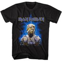 Iron Maiden Powerslave Eddie Mumija Vyriški marškinėliai Egiptas Albumas Sunkusis Metalas Rokas S