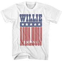 Willie Nelson Flag Name White Music Shirt 4XL