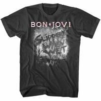 Bon Jovi Slippery When Wet Garinė Vyriška Marškinėliai Roko Albumo Viršelis Koncerto Prekės 2XL