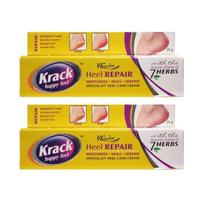Krack Heel Repair Ajurvedinis pėdų priežiūros kremas 25 gm 2 vnt. balta