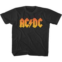 ACDC Vintažiniai Oranžiniai Ugnies Logotipo Marškinėliai Roko Grupė Muzika Berniukams Mergaitėms Kūdikiai Jaunimui M