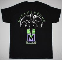 NAUJAS Queensryche Empire grupės trumpomis rankovėmis juodas visų dydžių marškinėlis Viršūnės marškinėliai Vyriški Moteriški 4XL