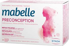 Maisto papildas kūdikio planavimui Mabelle Preconception 30 kaps.