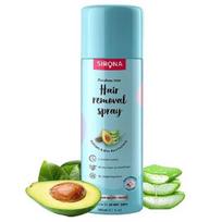 Sirona Paraben Free Hair Removal Cream Spray for Body Hands Legs 200 ml balta
