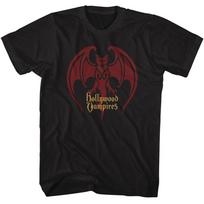 Hollywood Vampires Šikšnosparnio Logotipo Juodi Muzikiniai Marškinėliai S