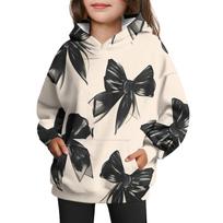 Girls' Hooded Tie-Dye Sweatshirt - Pullover Print Top 100 smėlis