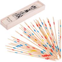 Mikado medinės šachmatų figūros, vikrumo žaidimas