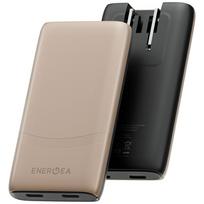 Energea TravelWorld Network Charger Edge 65W 2xUSB-C PD/PPS/QC3.0 (US/UK/EU) gold
