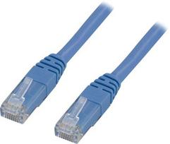 Deltaco B05-TP networking cable Blue 0.5 m Cat5e U/UTP (UTP)