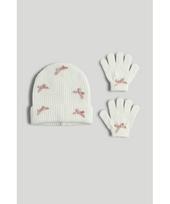MOTHERCARE pirštinės ir kepurė, AW11901 6-8 m.