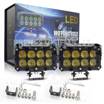 Papildomų LED  žibintų rinkinys motociklui