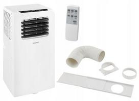 Mobilus oro kondicionierius su drėgmės surinkimo ir vėdinimo funkcijomis EXQUISIT CM 30953, 2,6 kW, iki 30 m², A energijos klasė, su pultu