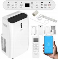 Mobilus oro kondicionierius su šildymo, drėgmės surinkimo ir vėdinimo funkcijomis AIWA 3in1, 4,7 kW, Wi-Fi, iki 75 m², tylus veikimas