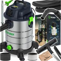 Pramoninis dulkių siurblys Wuber WR-VC-2200, 1600 W, 30 l, sausam ir šlapiam siurbimui, su HEPA filtru
