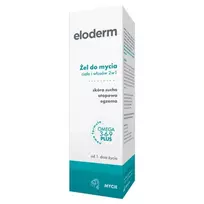 ELODERM_Kūno ir plaukų plovimas 2in1 nuo 1 dienos Omega 3-6-9 PLUS 200ml