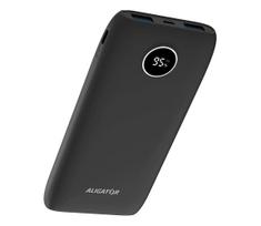 Aligator PBPD10BK - Išorinė baterija su LCD ekranu PD 10000 mAh/20W/3,7V juoda