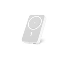 Aligator AMS04WT - Power bankas su MagSafe belaidžiu įkrovimu, 10000 mAh, 15W PD, juodas