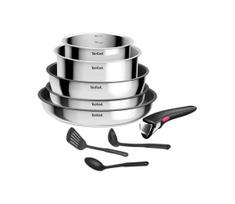 Tefal - 9 dalių INGENIO COOK nerūdijančio plieno indų rinkinys