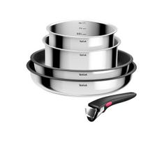 Tefal - 5 dalių INGENIO COOK indų rinkinys iš nerūdijančio plieno