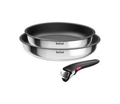 Tefal - 3 dalių INGENIO COOK nerūdijančio plieno indų rinkinys