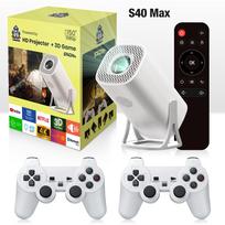 S40 Max 4K žaidimų projektorius (Android, belaidis) – 2in1
