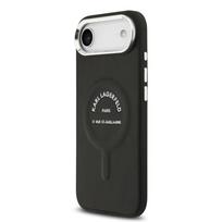 Karl Lagerfeld PU RSG Logo MagSafe dėklas skirtas Apple iPhone Air juodos spalvos