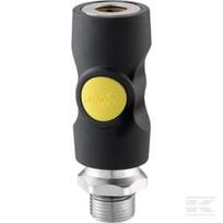 Greito atjungimo saugos jungtis 1/4'' BSP išorinis sriegis ASI061151