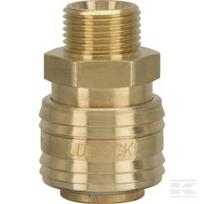 Greito atjungimo jungtis su M16x1.5 mm išoriniu sriegiu ES1615A