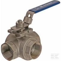 Rutulinis vožtuvas 3 krypčių T nerūdijančio plieno 1 1/4'' BV3T114FSS