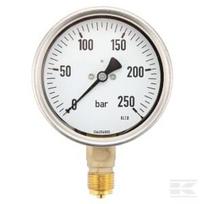 Manometras Ø100 0–250 bar 1/2″ MA100250L08SSGF