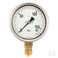 Manometras Ø100 0–160 bar  MA100160L08SSGF