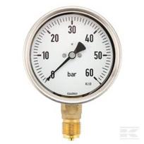 Manometras Ø100 0–60 bar 1/2″ MA10060L08SSGF