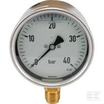 Manometras Ø100 0–40 bar 1/2″ MA10040L08SSGF