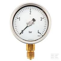 Manometras Ø100 0–4 bar 1/2″ MA1004L08SSGF
