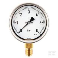 Manometras Ø100 0–6 bar 1/2″ MA1006L08SSGF