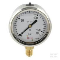 Manometras Ø63 0–160 bar 1/4" apatinis pajungimas MA63160L04SSGF