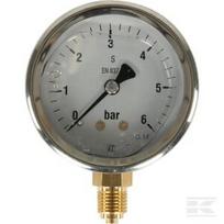 Manometras Ø63 0–6 bar 1/4" apatinis pajungimas MA636L04SSGF