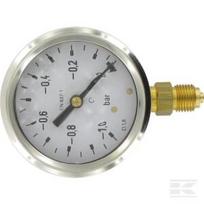 Apvalus manometras Ø63 -1–0 bar MA6301VAC